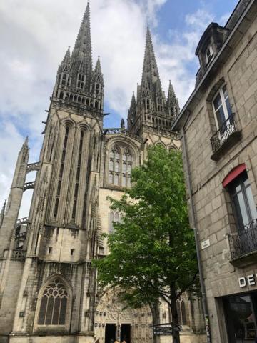 Spacieux T3 En Hyper Centre Quimper Bagian luar foto